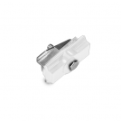ACA LIGHTING - Mount adaptor for three phase track white 4WADSW