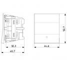 VIMAR - 1P 10AX 2M 1-way switch in-line black, lightable - 30000.2G (2)