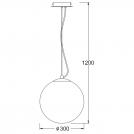 ACA LIGHTING - Пендел STYLE CX1006P300CG (1)