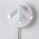 PAULMANN - Аплик 78917 TABARI⚡3000K⚡300lm⚡230V⚡LED 3.2W✴Бял/Хром (4)