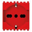 VIMAR - 19210.R - 2P+E 16A universal outlet red