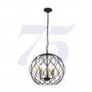SEARCHLIGHT - Пендел FINESSE 4513-3BK  E14, 3X40W
