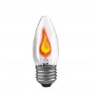 PAULMANN - LED Крушка  53100   Light bulb flickering candle ⚡ E27 ⚡ 230V ⚡ 1lm ⚡ 3W ⚡1500K ✴ Прозрачен 