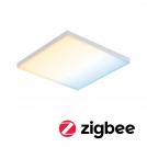 PAULMANN - 79825  LED Panel Smart Home Zigbee 3.0 Velora square 295x295mm◼10.5W◼1100lm◼Tunable White◼dimmable✴White matt