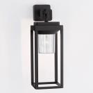 NOVA LUCE - Влагозащитен аплик  Д:14.5, Ш:20.5, В:43 см.   9492500  FIGO ⚡ E27 ⚡ 1 х 12W ⚡ 100-240V ⚡ IP65 ✴ Тъмен антрацит/Черен   (6)