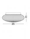 NOVA LUCE - Плафон  SENS 838123 E27 1X 60W D:25 H:11cm (2)