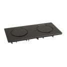 LEGRAND - 0 897 52 Receptacle for floor socket Arteor/Mosaic - rectangular version - brushed brown steel