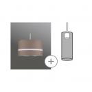 PAULMANN - Lampshade 60349 URail shade Tessa DecoSystems 255mm. ✴dark brown