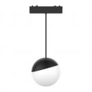 ULTRALUX - LED body magnetic black pendant sphere SMART 6W CCT 48V DC LMST3P6CCT