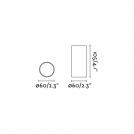 FARO - ceiling lamp STAN 43758 GU10, 8W (1)