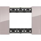 BTICINO - KA4803DM cover plate Living Now 3 modules - aura