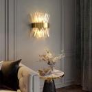 ELMARK - WILLIAM WALL LAMP 2XG9 GOLD/CRYSTALS - 955WILLIAM4