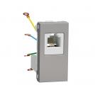 SCHNEIDER ELECTRIC - NU349130 Telephone socket RJ12 One modules aluminium
