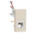 SCHNEIDER ELECTRIC - NU349144 Telephone socket RJ12 One module ivory