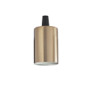 IDEAL LUX - accessory PORTALAMPADA E27 LISCIO OTTONE BRUNITO 249247