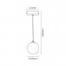 RABALUX - LiTrack Pend.01N pendant 5W,400lm,4000K,D10cm 70120 (2)