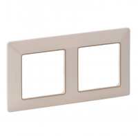 LEGRAND - Двойна рамка Valena Life 754062 крем със злато