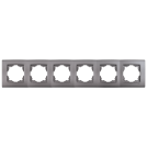 VIKO - Six-gang Frame  LINNERA LIFE granite 90482006-BG