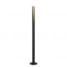 EGLO - Лампион BARBOTTO H:1365mm GU10-LED 1X4,5W черно, кафяво - 901735