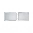 ACA LIGHTING - Плафон 330x260xH80mm.   DELTA26792  DELTA ⚡ G9 ⚡ 2х40W ⚡ 230V ⚡ IP20 ✴ Матирано стъкло