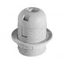 VIVALUX - Termoplastic lampholder Е27 threaded set with ring T210° white VIV002712 