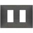 VIMAR - 09679.14 cover plate - 2 separate module matt carbon color NEVE UP