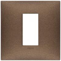 VIMAR - 09661.24 cover plate - 1 centered module matt copper color NEVE UP