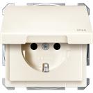 SCHNEIDER ELECTRIC - MTN2414-4044 SCHUKO socket-outlet with hinged lid, IP44 Merten Antique