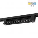 VIVALUX - Linear LED tracklight CORN LED ∙ 20W ∙ black ∙ CCT-switch ∙ 3000K-4000K-6400K VIV005339