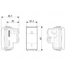 VIMAR - 20015 - 2P 16AX 1-way switch grey (1)