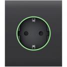 AJAX - Front panel for central Schuko socket, graphite, CenterCover 89090.162.GP
