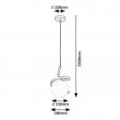 RABALUX - PENDANTS SARABI 72126 E27 1X MAX 20W (5)