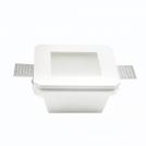 V-TAC -  GU10 Gypsum Fitting With Frost Glass Square SKU: 3691 | VT: 801