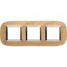 BTICINO - HB4802/3LAE Elliptical cover plate 3х2modules - maple wood