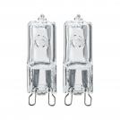 PAULMANN - Халогенни лампи 2бр.  80090    High-voltage halogen ⚡ G9 ⚡ 230V ⚡ 2x1070lm ⚡ 2x75W ⚡ 2800K dimmable ✴ Прозрачен 