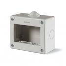 SCAME - Bracket for outdoor installation IP40 3 mod. Unibox color GRAY - 136.4123