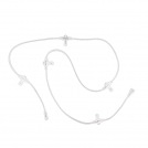 ACA LIGHTING - Cable connector for 2 wire rope light, IP 44  XCONR5OUTW