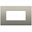VIMAR - 19654.13 - Classic plate 4M metal matt champagne