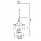 ACA LIGHTING - Полилей VINTAGE AD80253 (2)