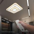 V-TAC - 77W LED Ceiling Lamp 3 Step Dimmable With Remote Control White Body IP20 SKU: 23396 (3)