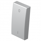 TEM - TM15ES Face plate 2-pole switch 1M and symbol 