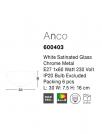NOVA LUCE - wall luminaire ANCO 600403 E27 1x60W L:30 W:7,5 H:16cm (2)