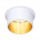 PAULMANN - LED Луна  93380  3-Step-Dim GIL COIN ⚡ IP44 ⚡ round 68mm ⚡ Coin 6W ⚡ 470lm ⚡ 230V ⚡ dimmable ⚡ 2700K ✴ Бял мат/Злато