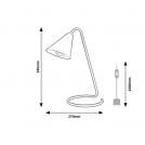 RABALUX - Tabletop Lamp Monty E14 1X MAX 40W 3089 (3)
