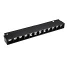VITO - LED МАГНИТЕН ЛИНЕЕН ПРОЖЕКТО MAGNA-H S2 12W 984Lm 4000K (НАТУРАЛНО БЯЛО) 36° 220x22x43mm 48V ЧЕРНО 2102091