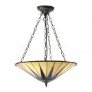 INTERIORS 1900 - pendant luminaire  DARK STAR  70754 E27,3x60W