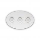 IDEAL LUX - wall luminaire LOGOS PL3 Bianco 175768