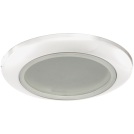 ULTRALUX - FBMGU10WH NEW Ceiling downlight frame, round, GU10, fixed, white, metal, IP44
