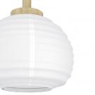 EGLO - Пендел SUMMERHILL E27 3X40W дърво/бяло - 44066 (1)