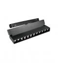 VITO - LED МАГНИТЕН ВЪРТЯЩ СЕ ПРОЖЕКТОР MAGNA-H S3 12W 984Lm 4000K (НАТУРАЛНО БЯЛО) 24° 220mm 48V DC ЧЕРНО 2102211